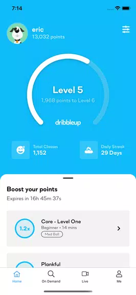 DribbleUp - Sports & Fitness Скриншот 2