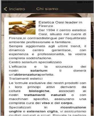 Oasi Estetica Firenze Скриншот 3