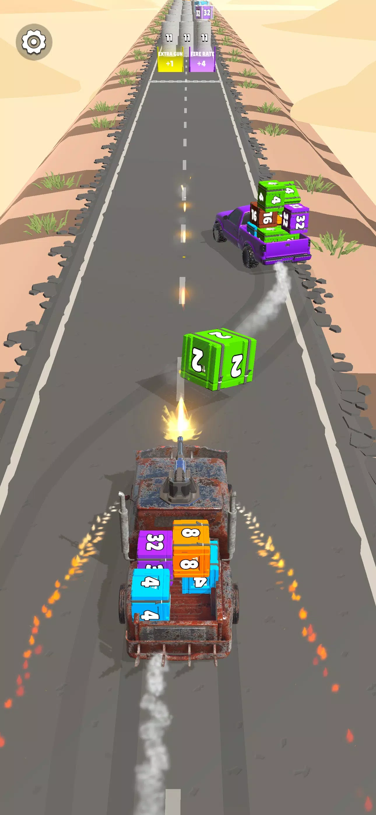 Car Rush 2048 Ảnh chụp màn hình 3