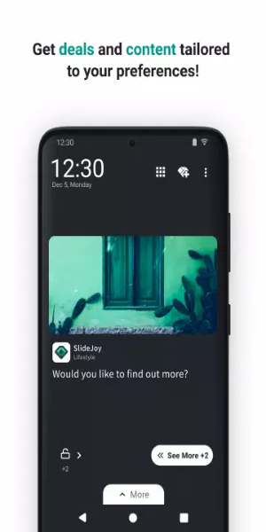 Slidejoy - Lockscreen Cash Rewards ภาพหน้าจอ 1