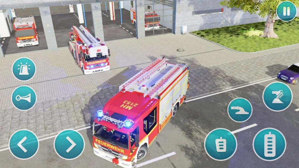 Emergency Police Fire Truck 3d Скриншот 3