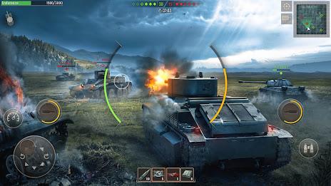 Battle Tanks: Online War games Schermafbeelding 1