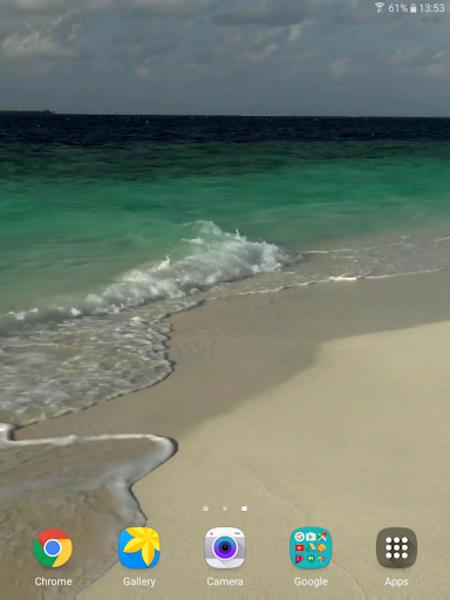 Tropical Beach Live Wallpaper スクリーンショット 3