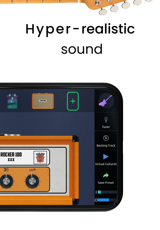 Gitarren-Amp und effekte Screenshot 2