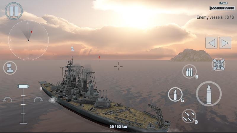 Warship War :Navy Fleet Combat Скриншот 1