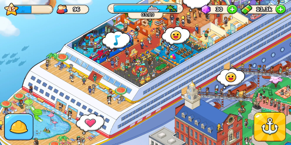 My Cruise: Idle ship Tycoon 스크린샷 1
