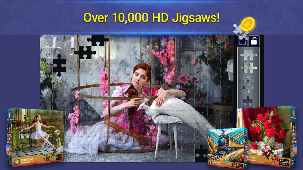 Jigsaw Puzzles Crown: HD Games Tangkapan skrin 1