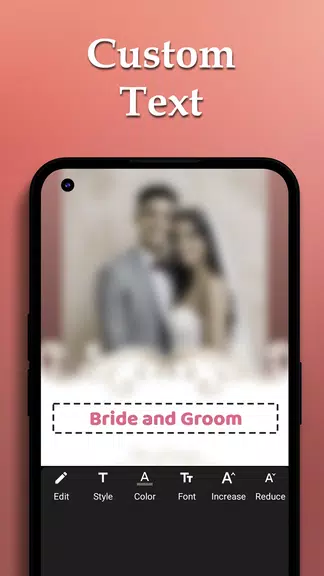 Custom Wedding Cards Maker Ảnh chụp màn hình 1