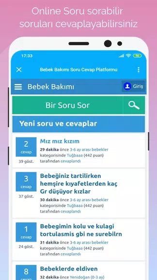 Gün Gün Bebek Bakımı, Takibi Capture d'écran 0