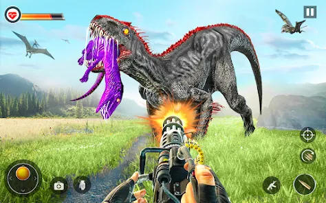 Dino Hunter Sniper 3d: Dinosaur Free FPS Shooting Tangkapan skrin 2