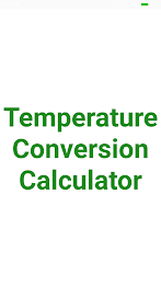 Temperature Converter Zrzut ekranu 1