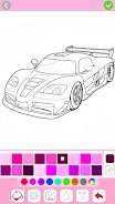 Schermata Car coloring games - Color car 3