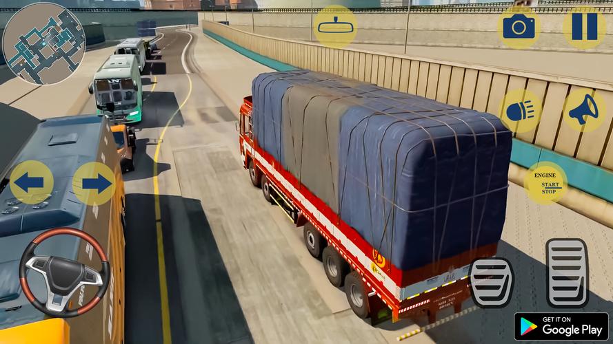 Indian Truck Cargo Truck Games Ekran Görüntüsü 3