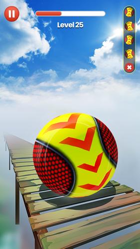 Rolling Sky: Balance Ball Game Capture d'écran 2