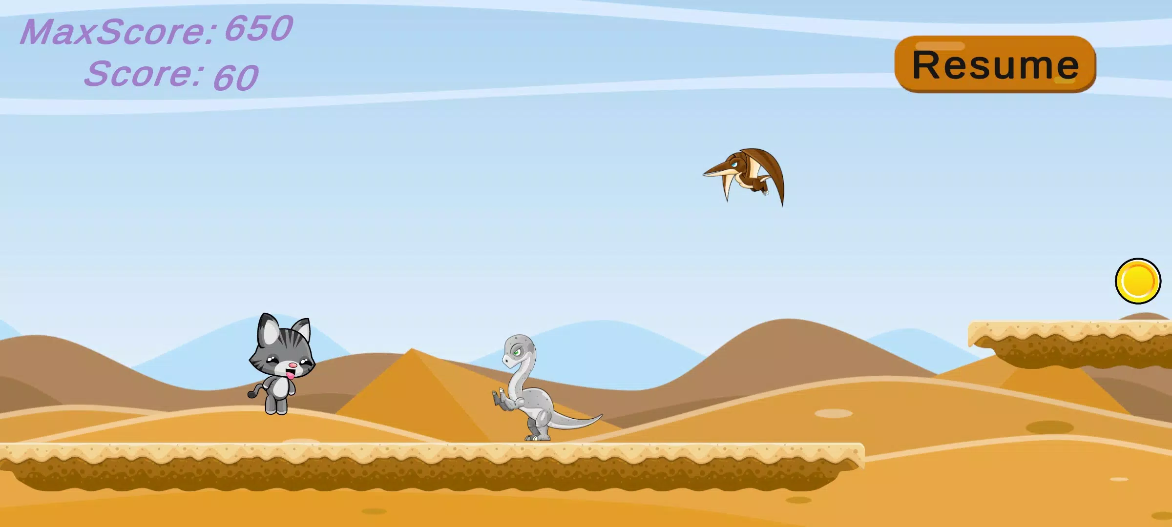 Cat Runner Adventure ဖန်သားပြင်ဓာတ်ပုံ 3