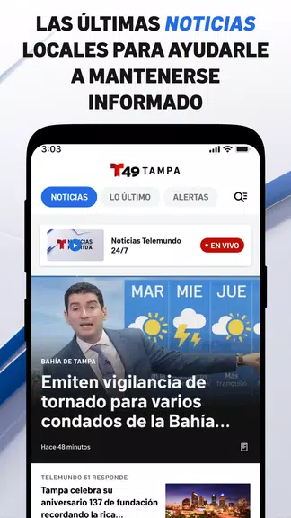 Telemundo 49: Tampa Noticias应用截图第0张