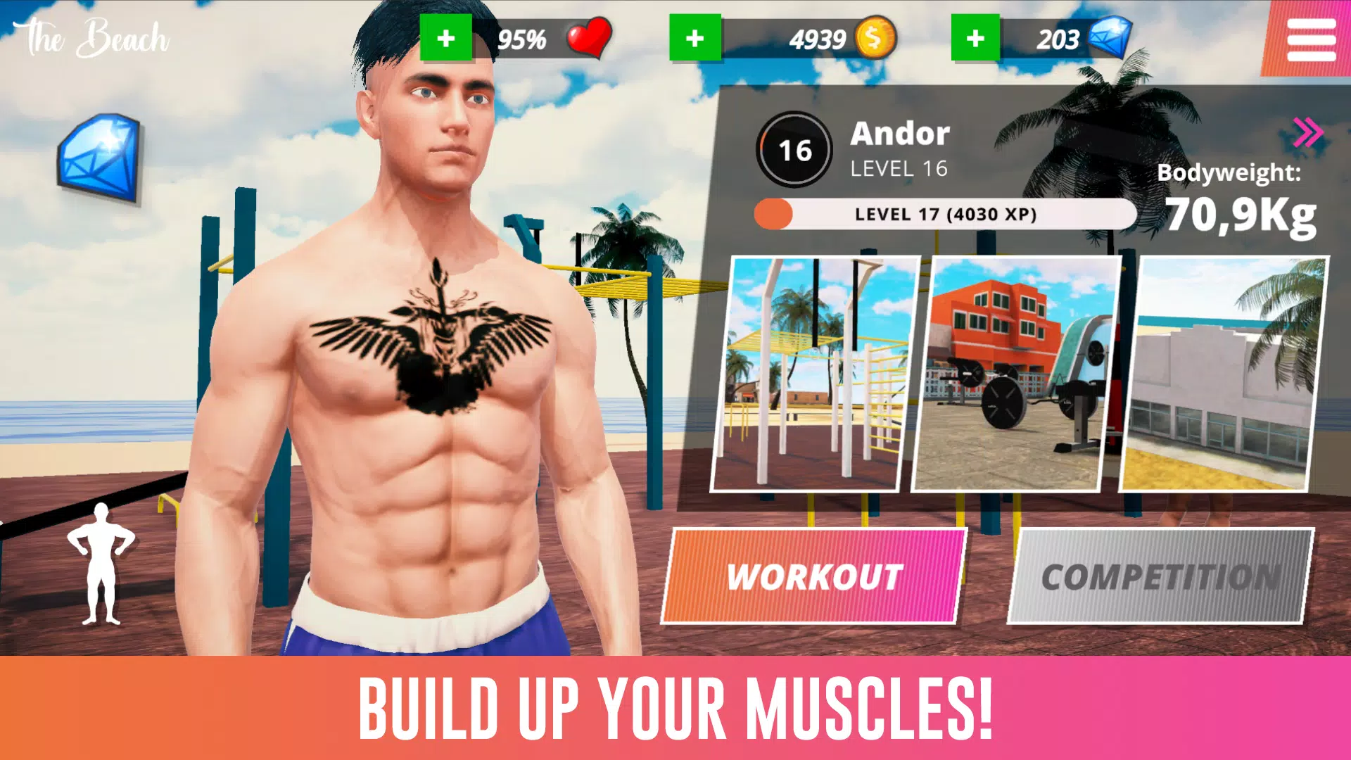 Iron Muscle IV - GYM simulator Captura de tela 3