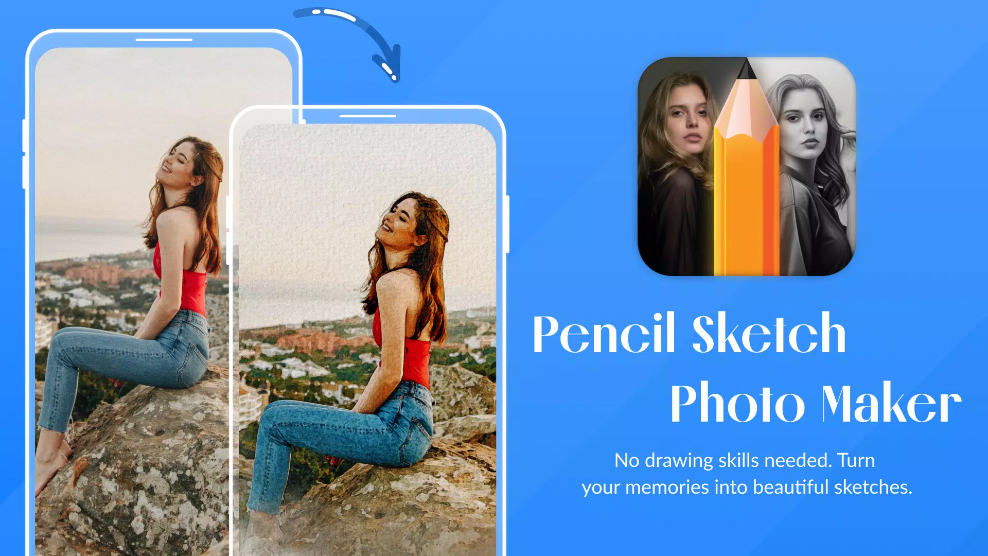 Pencil Sketch Photo Maker Schermafbeelding 3