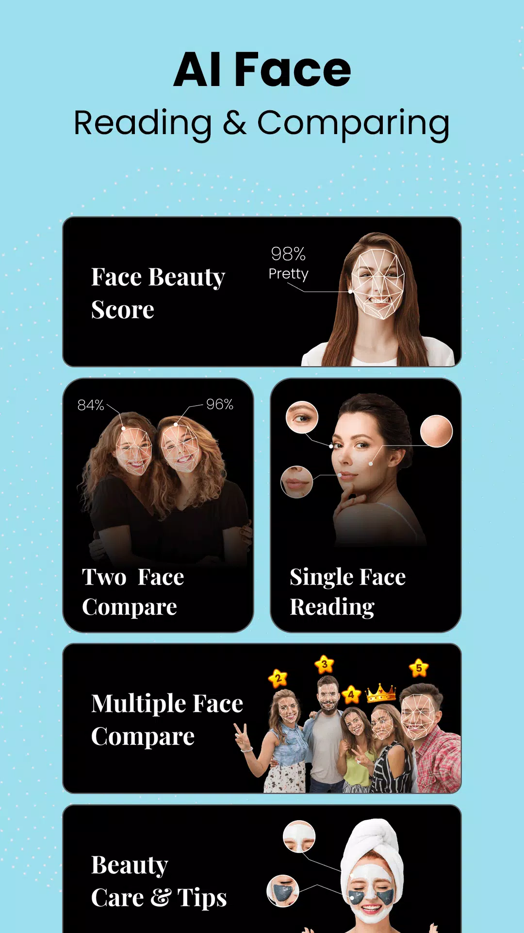 Face Beauty Score Calc & Tips Ảnh chụp màn hình 2