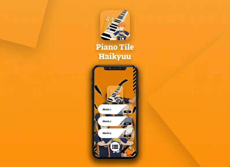 Game Haikyuu Piano Tiles Capture d'écran 1