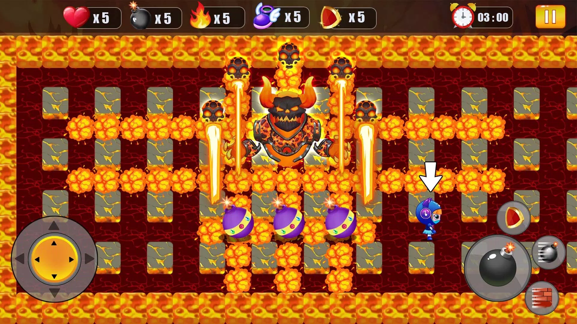 Bomber Battle : Bomb Man Arena Tangkapan skrin 3