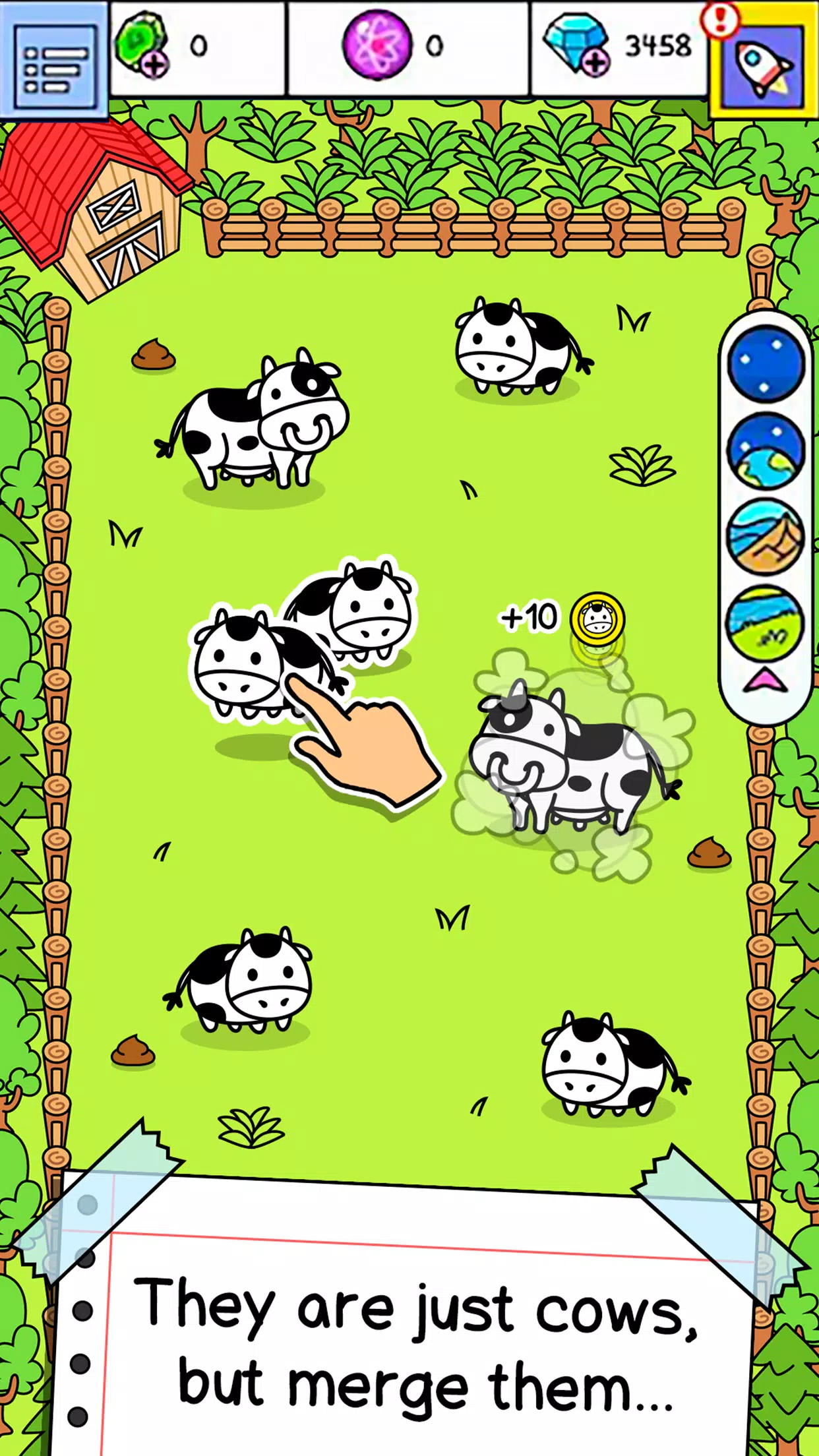 Cow Evolution: Idle Merge Game應用截圖第0張