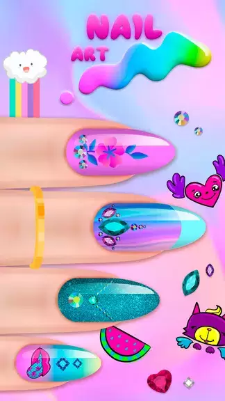 Girls Nail Salon Game:Nail Art Capture d'écran 2