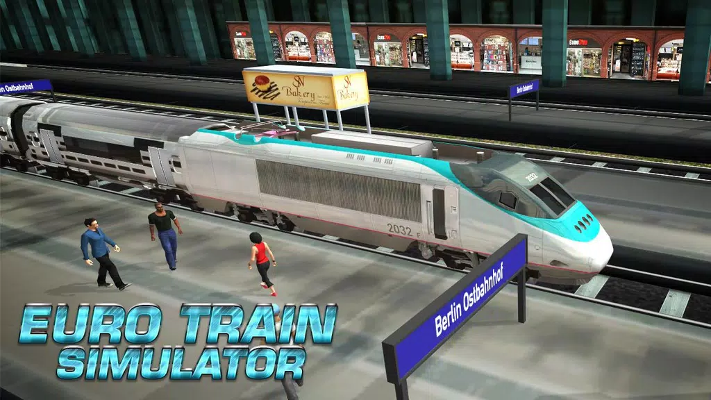 Euro Bullet Train Simulator ภาพหน้าจอ 0