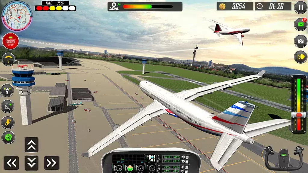 Real Plane Landing Simulator Tangkapan skrin 2