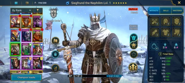 RAID: Lista de Campeões do Nível Mítico Revelada