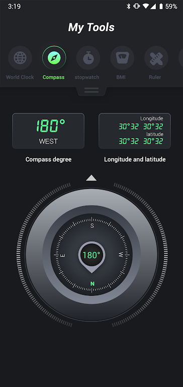 My Tool - Compass, Timer & VPN Captura de tela 2