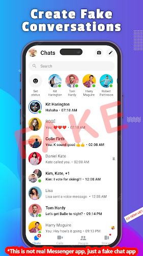 Fake Chat - Prank Message Ảnh chụp màn hình 2