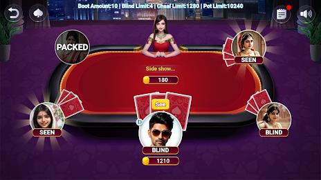 Teen Patti Card Game Schermafbeelding 2