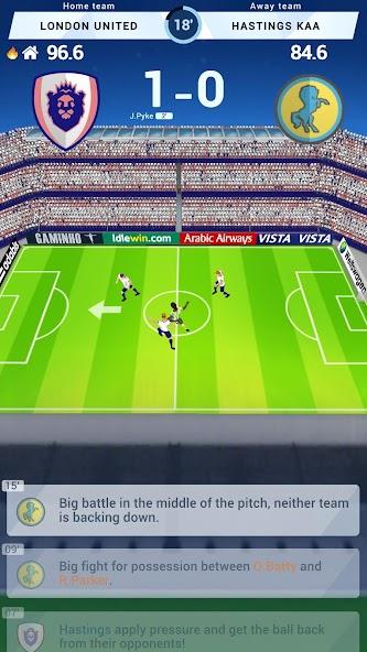 Idle Eleven - Soccer tycoon Mod Schermafbeelding 1