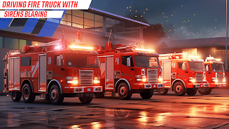 Fire Emergency Tycoon Games Schermafbeelding 1