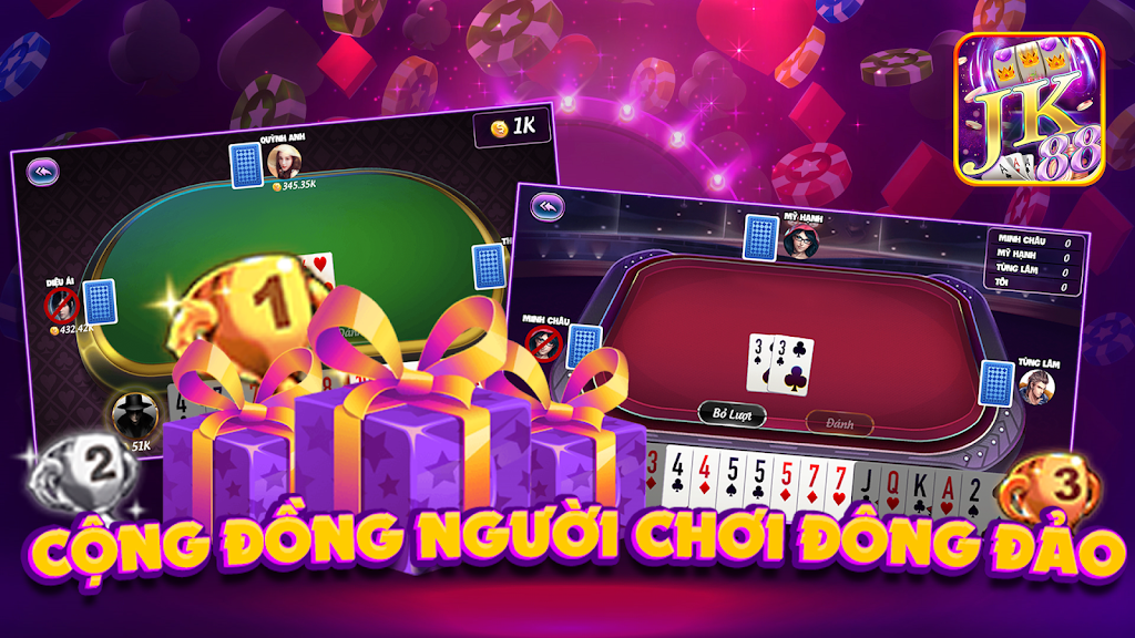 JK88 Game Bai No Hu Capture d'écran 2