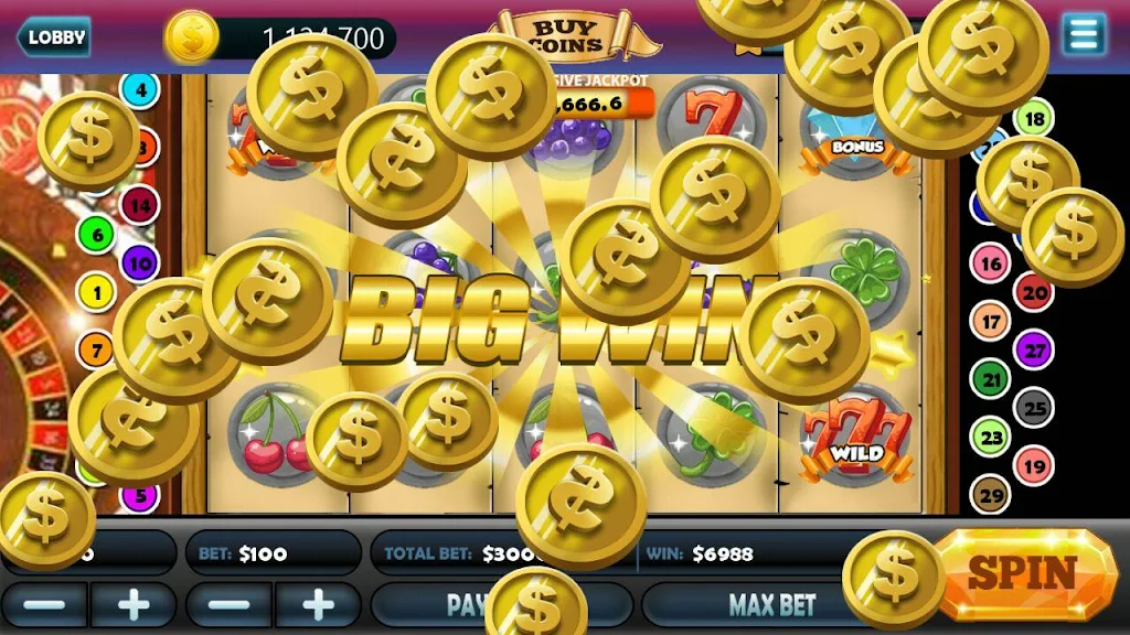 Lucky 777 Slots Vegas स्क्रीनशॉट 2