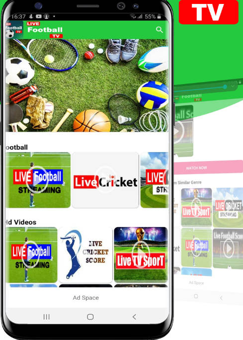 Live Football HD TV Schermafbeelding 0