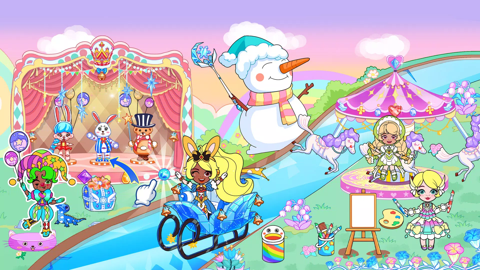 Ice Princess World Castle Life Captura de tela 2