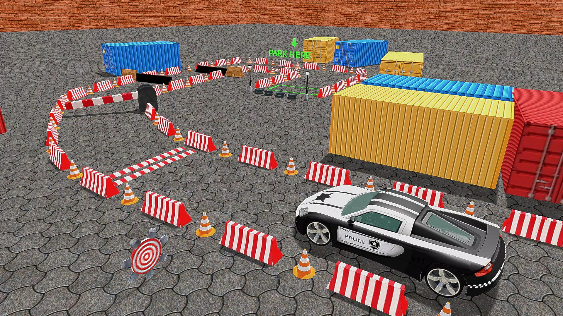 Police Car Parking Car Game 3D应用截图第1张