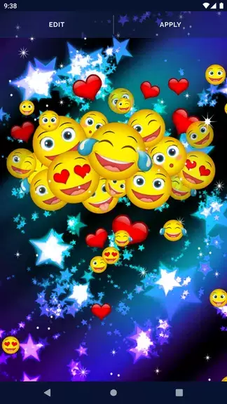 Cute Emoji Live Wallpaper Ảnh chụp màn hình 3