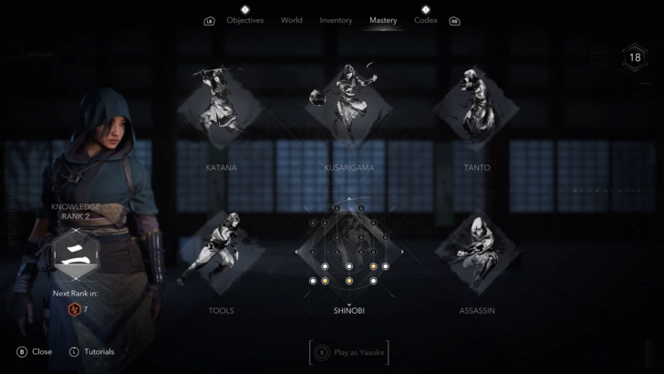 Assassin's Creed ShadowsがTransmog機能を紹介します：統計を変更し、武器の美学を維持します
