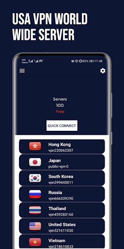 USA VPN Fast: Secure VPN Proxy应用截图第1张