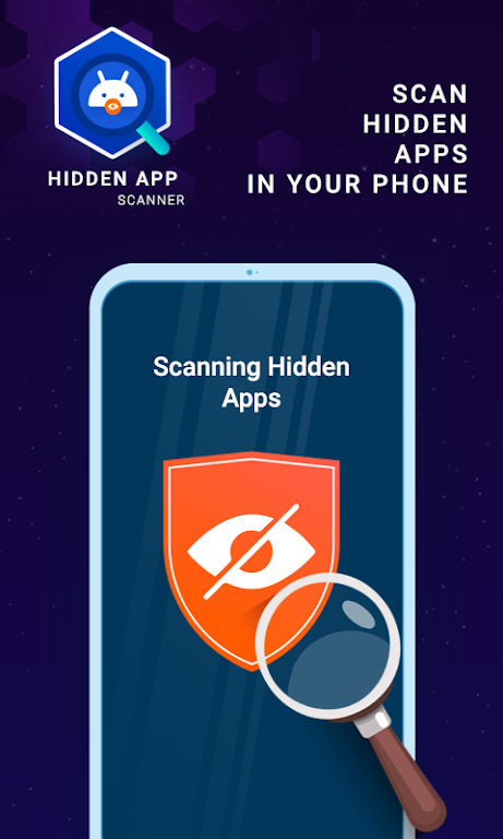 Hidden Apps Scanner ဖန်သားပြင်ဓာတ်ပုံ 1