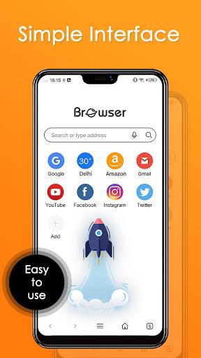 Browser King: Secure Browser, Fastest Web Browser Ảnh chụp màn hình 0