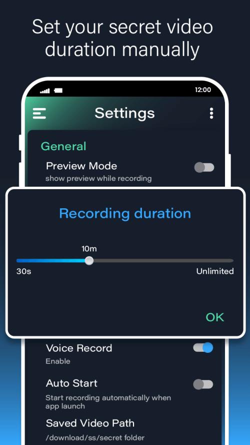 Background Video Recorder Cam ภาพหน้าจอ 3