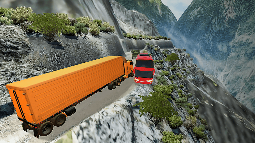 Risky Roads Bus Driver Offroad Schermafbeelding 3