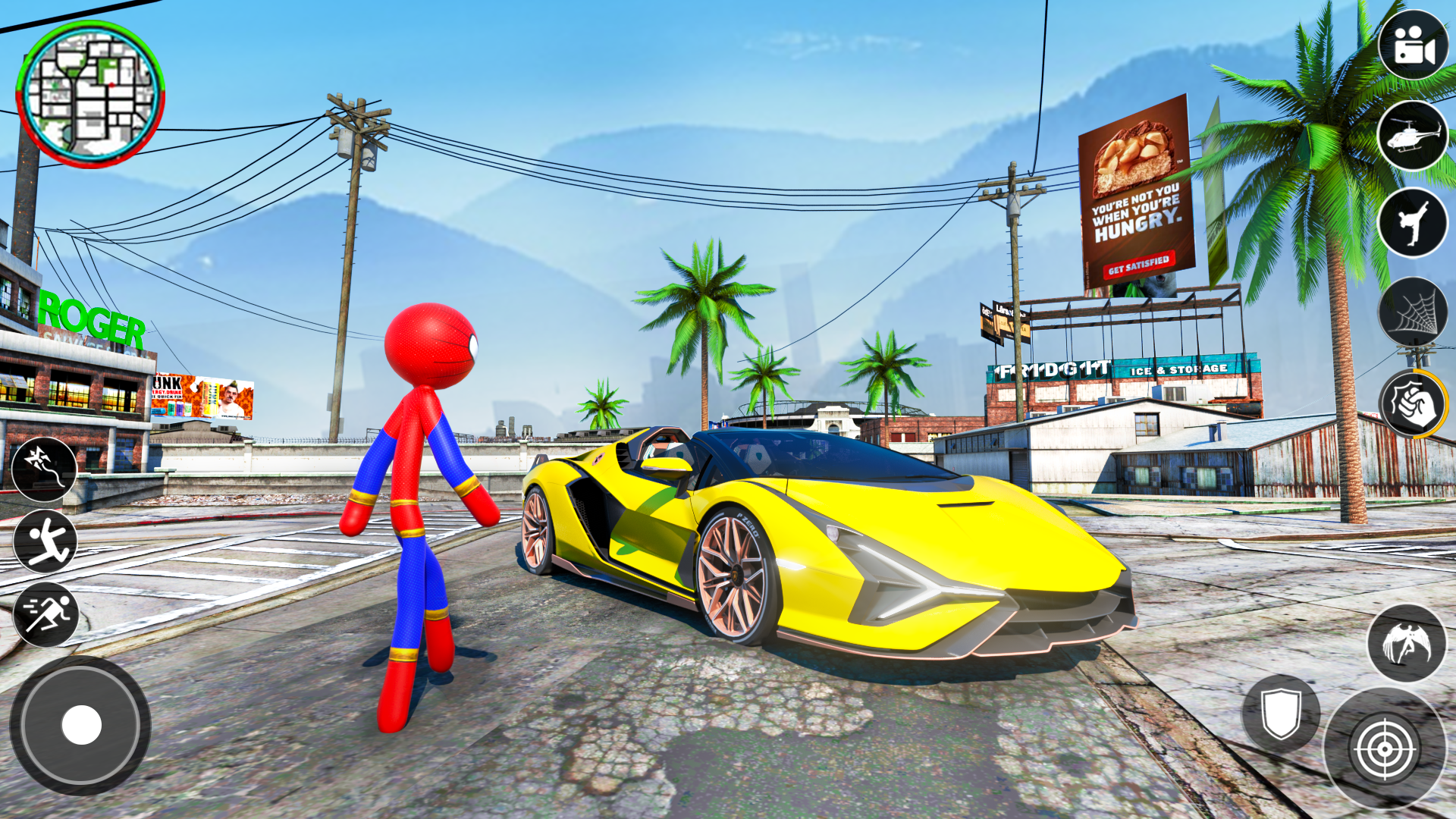 Spider Hero Man Game-Superhero Captura de tela 2