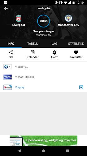 TVkampen.com sport på TV應用截圖第2張