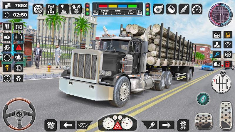 Truck Driving School Games Pro Ekran Görüntüsü 2